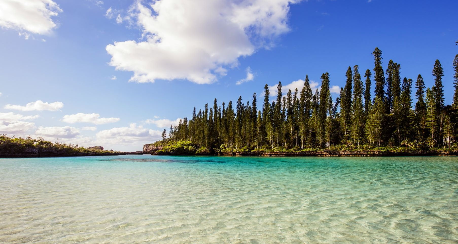ニューカレドニアのビーチ