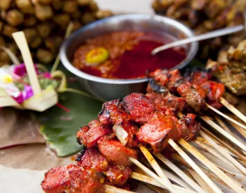 Brochettes asiatiques Bangkok Gastronomie