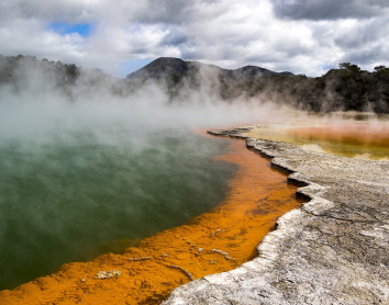 Nouvelle-Zélande Vapeur Sources d'eau chaud
