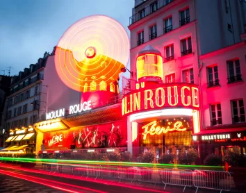 Moulin Rouge Paris Cabaret Nuit