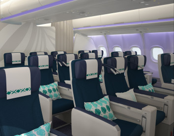 Cabine Premium economy à bord des avions Aircalin Classe Premium Economy d'Aircalin