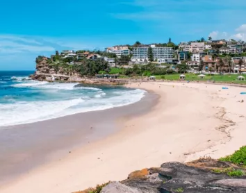 Sydney Australie, plage de Coogee La plage de Coogee est une superbe arche de sable blanc
