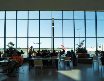 Salle décollage avion - Sydney Airport Salle décollage avion - Sydney Airport